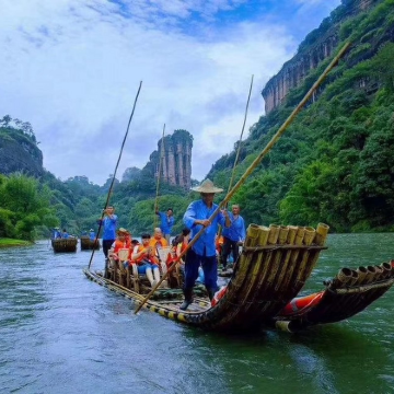 【2-8人精品团】武夷山+九曲竹筏+印象大红袍（可选）一日游