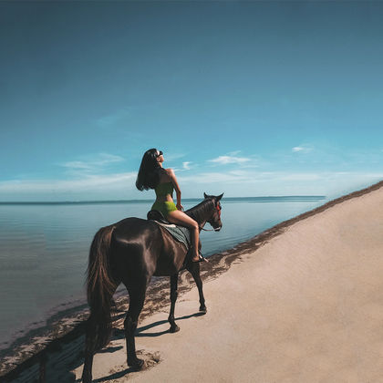 毛里求斯莫纳山骑马体验一日游