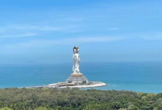 三亚南海观音+大小洞天一日游丨纯玩丨含门票+往返接送【108米海上观音，可免费抱佛脚；】