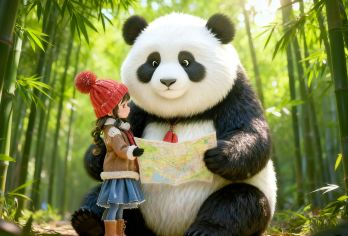 【2-8人小团含门票+讲解】熊猫谷+都江堰+蓝眼泪一日游【2-8人精讲小团：熊猫谷自由行游览+钟书阁+蓝眼泪，都江堰景区司导面对面讲解3小时，首创精品一日游】