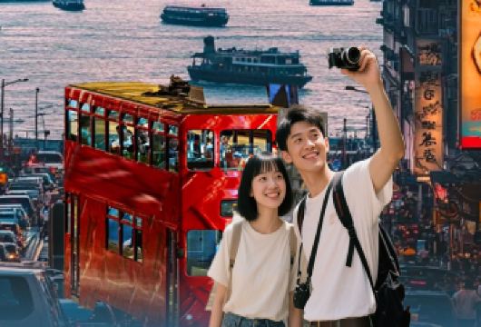 [流量卡·含餐·赠咖啡]落日飞车穿梭港岛追日落+香港一日游【[惊喜专线]赠送廉政公署特别版咖啡】