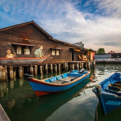 槟城乔治市+姓氏桥+极乐寺+巴都丁宜沙滩半日游