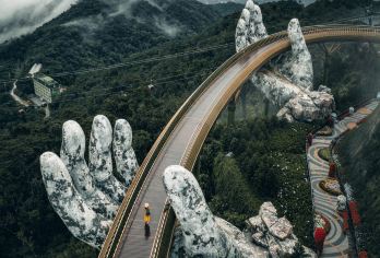 越南巴拿山+会安古城+佛手桥一日游【中文专车-行程可调】【越南岘港1日游】