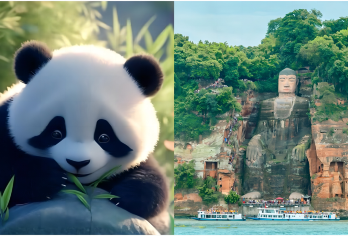 【2-8人精品团】熊猫基地乐山大佛景区一日游（一单一团）【[潮流新品优惠]始于颜值陷于品质丨高品质巨实惠丨门票全含丨乐山本地美食】