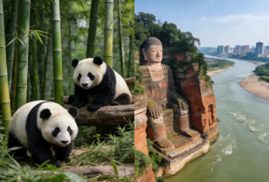 【2-8人精品团】熊猫基地乐山大佛登山一日游纯玩含门票【[潮流新品优惠]始于颜值陷于品质丨高品质巨实惠丨门票全含丨乐山本地美食】