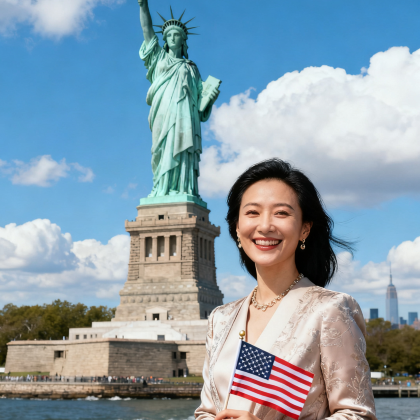 美国纽约市区打卡网红景点-自由女神-帝国大厦等-包车-热卖