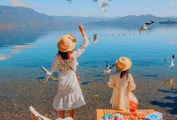 丽江泸沽湖一日游真纯玩含猪槽船全景环湖草海走婚桥【泸沽湖水性杨花】