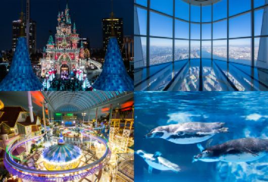 超级乐天之旅（乐天免税店+乐天世界+Seoul Sky观景台+水族馆）【只有在乐天免税店停留至少一小时才会提供门票，但购物（购买商品）并非强制要求。 ※ 注意：本产品并非仅售门票！！购物并非强制要求！！您可以选择不购物，我们不会强制任何消费。 根据产品公告说明，本产品不向韩国国民客户提供！】