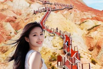 【省心游·含票+车+观光车】水墨丹霞景区·半日游·无购物【[时间刺客]市区往返5小时，高效收割西北丹霞地质奇观】