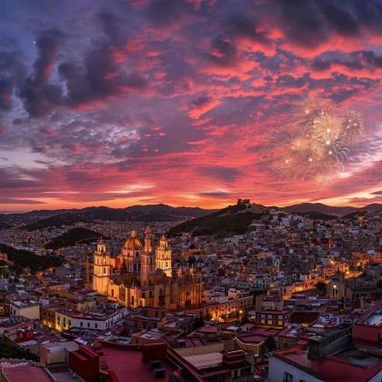 墨西哥莱昂+华雷斯剧院+圣母圣殿+接吻巷+皮皮拉纪念碑