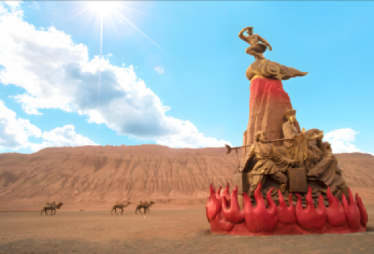 吐鲁番火焰山+坎儿井源+麻扎村+库木塔格沙漠+品质一日游【[多重玩法]多种团型，上门接送减少等待时间、漫步热门景点。】