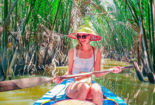古芝地道和湄公河三角洲一日游【可实弹射击+椰林划船+丰富餐】【[优质服务]品质行程，专业英文中文导游可选，可选包车和拼团，每天发团，热情咨询】