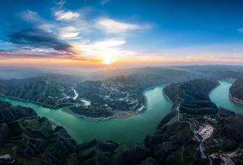 准格尔黄河大峡谷 1日游【4人以内只需下一单】【鸟瞰水路，观“黄河第一湾”太极湾的壮丽美景。】