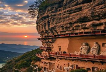 天水麦积山石窟+伏羲庙+古城一日游【优质导游讲解·精品小团】【[品质出行]天水市区酒店，火车站和机场提供接送，10人内精品小团（除法定节假日之外）】