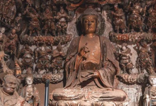 水陆庵半日游【体验游戏真实版《黑神话.悟空》取景地直发景区】【水陆庵为六朝名刹，庵内有古代彩塑，是中国古代雕塑艺术的宝库，被誉为“中国的第二个敦煌”。】