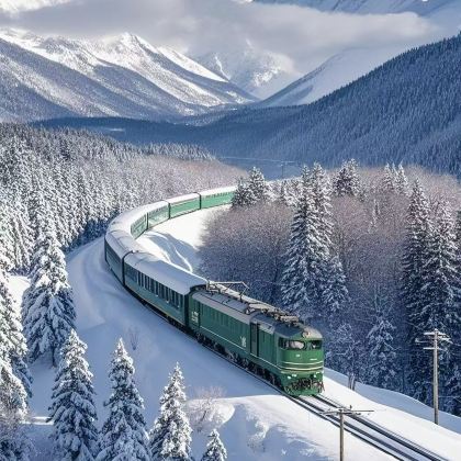 【冬日限定】秦岭小火车---冰雪乐园-岭南公园一日游