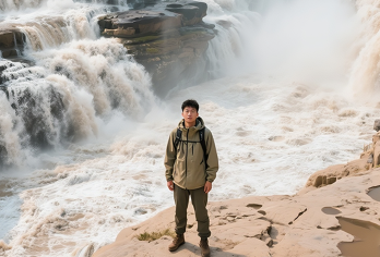 陕西壶口瀑布一日游含中餐+赠汉服体验【[三环内免费接早]西安市区三环内提前联系接早。】