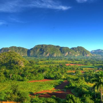 古巴哈瓦那比尼亚莱斯山谷烟草农场印第安洞穴史前壁画一日游