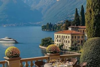 米兰至科莫湖一日游--阿尔卑斯湖光山色、文艺复兴建筑群【阿尔卑斯湖光山色：意大利第三大湖，Y 字形湖泊被群山环绕，湖水如镜，风景如画】