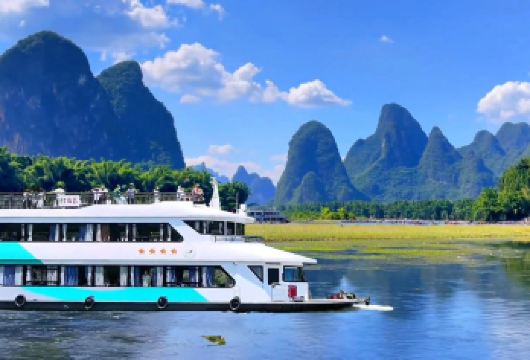 漓江三星/四星游船+遇龙河竹筏漂游+十里画廊一日游【纯玩】【[亮点一]乘坐三星游轮/四星游轮、漓江20元背景、沉浸式赏漓江山水风光；】