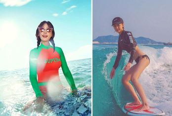 海棠湾后海无动力冲浪GOPRO拍摄+玻璃海照片+桨板视频【冲浪体验，0基础可学，优质的设施，让你冲浪也要精致到底】