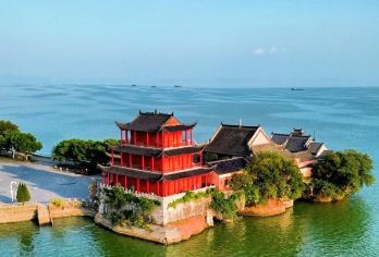 合肥出发巢湖包车9小时一日游|快速打卡姥山岛+中庙+三河古镇【湖岛古镇梵钟远，一日看尽巢湖韵。】