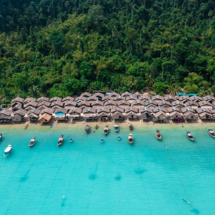 从普吉岛或考拉克出发：乘坐快艇进行苏林群岛一日日游。