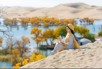 【纯玩团】尉犁县葫芦岛+塔克拉玛干沙漠+胡杨一日游【行程自由灵活：不同于跟团游的固定行程，包车游可以随停随走】