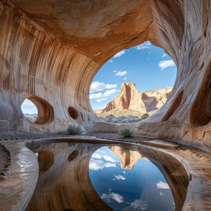 地下大峡谷+萤火虫水洞一日游蝴蝶谷 周边游丨往返用车无购物