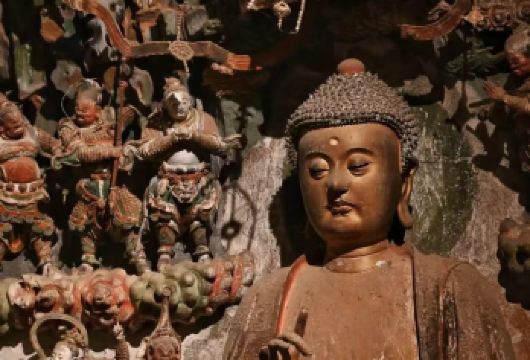 水陆庵壁塑博物馆+《驼铃传奇》秀+西安千古情一日游演绎二选一【打卡[黑神话.悟空]，让我们走近黑悟空中的小雷音寺，这座悬塑宝藏也在其中，取景于西安水陆庵；】