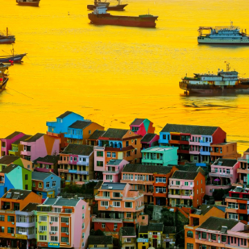 石塘古镇小箬村+洞下沙滩+对戒观景平台+长屿硐天【包车游】