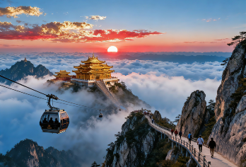 老君山2-8人精品小团 | 酒店上门接送|送登山大礼包|纯玩【[福利保障]洛阳市主城区上门接送，七座商务GL8或9座福特全顺/大通】