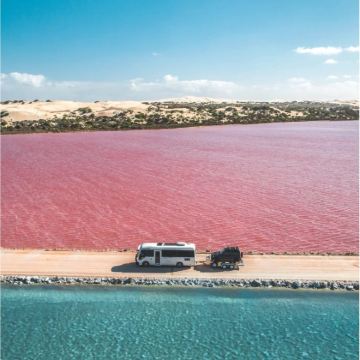 南澳洲奔富粉湖一日游 奔富酒庄+回音壁+梦幻澎湃粉湖