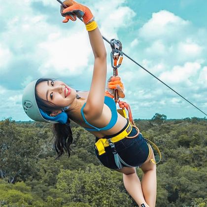 清迈Skyline Adventure 清迈丛林飞跃一日游