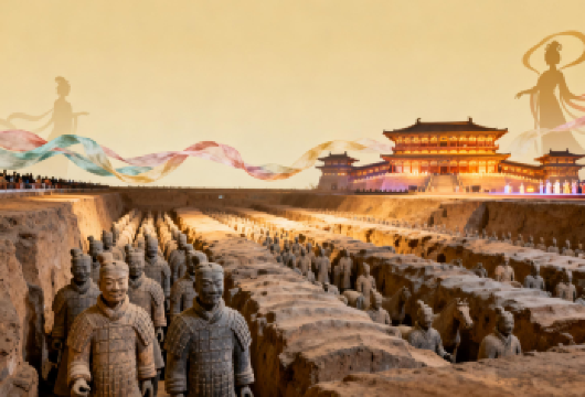 西安明城墙+大雁塔+《千古情》演出+汉服妆造门票套餐【出票快】