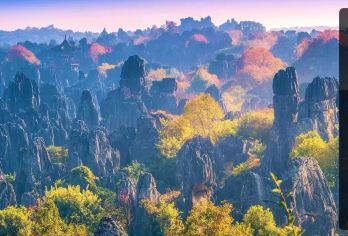 昆明往返：石林+九乡一日游｜可选中、英等多语种导游-接待外宾【私人旅游（1人即可成团，安排专属车辆/导游，旅程更轻松）～昆明市区免费上门接送服务】