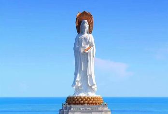 三亚南山+海上观音一日游【免费抱佛脚丨可选天涯海角·大小洞】【下单即可赠送椰梦长廊海边旅拍，详情可咨询客服。】