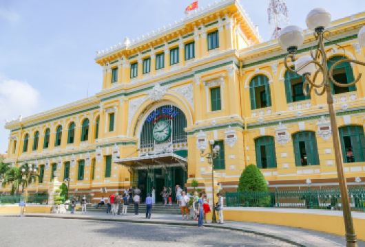 越南胡志明市（统一宫/战争遗迹博物馆/中央邮局）+古芝一日游【胡志明市位于越南东南部，有“东方巴黎”和“远东明珠”之称】