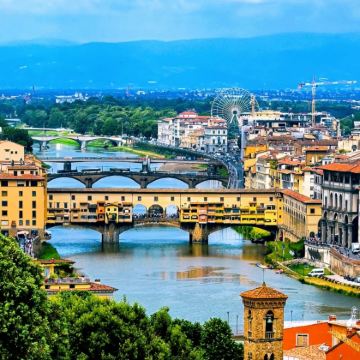 意大利佛罗伦萨-米开朗基罗-圣米尼亚托教堂-广场包车-精选