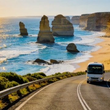 可选吉布森台阶/反不逆光】墨尔本大洋路步道+十二门徒岩一日游