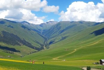 祁连草原+9号公路+卓尔山一日游【上门接送】【绿草如茵、野花遍地，骑马驰骋感受草原辽阔。】