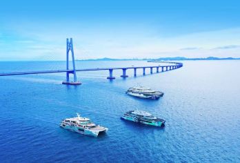 深圳大湾区邮轮一号/二号港珠澳大桥/往返3小时观光船票一日游【官方出票，快人一步，客服一对一服务】