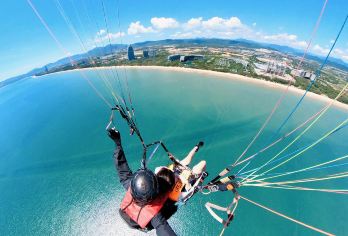 三亚丨动力滑翔伞与无动力滑翔伞飞行体验俯瞰海棠湾海岸线【[纯玩无购物]游玩灵活，专注体验风景玩乐，轻松享受纯粹游玩】
