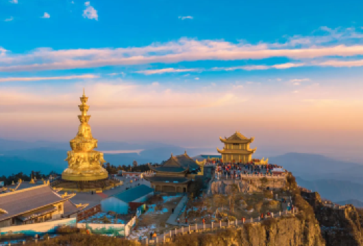 【成都起止】峨眉山+乐山大佛跟团一日游（市区内三环上门接）【[服务礼遇]成都三环内上门接早服务，出行无担忧；】