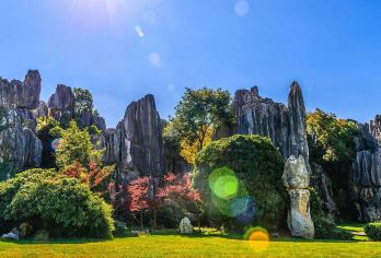 石林风景区+九乡一日游【8人小团+二环上门接送+送过桥米线】【[VIP精致小团]专业地接，轻松休闲旅行，无任何隐形消费，纯玩无购物。】