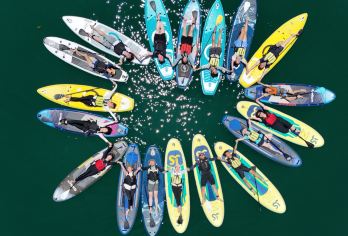 日月潭一日游【立式划桨SUP】【湖畔綠蔭、拱橋倒影，每一段都像走進風景明信片，騎著腳踏車輕鬆感受日月潭的靜謐與壯麗】