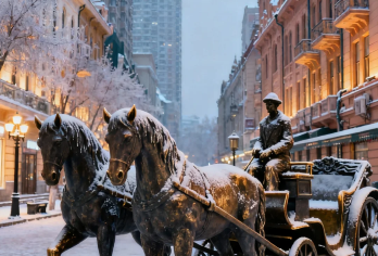 哈尔滨地标漫步：中央大街&索菲亚夜游旅拍【中央大街+索菲亚打卡，步行慢游感受欧陆风情】