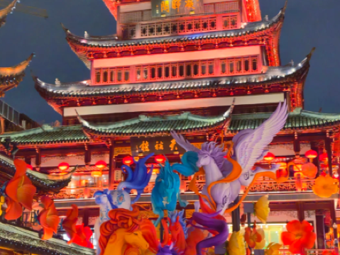 2026 Yu Garden lantern festival officially lights up Shanghai