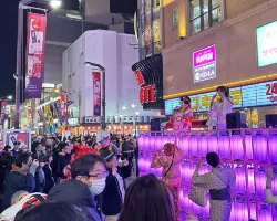 Asakusa night festival: free live show