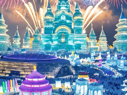 哈爾濱冰雪大世界開園啦